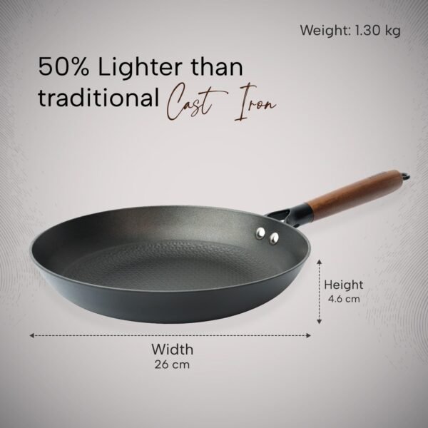 KROSLO CAST IRON FRY PAN