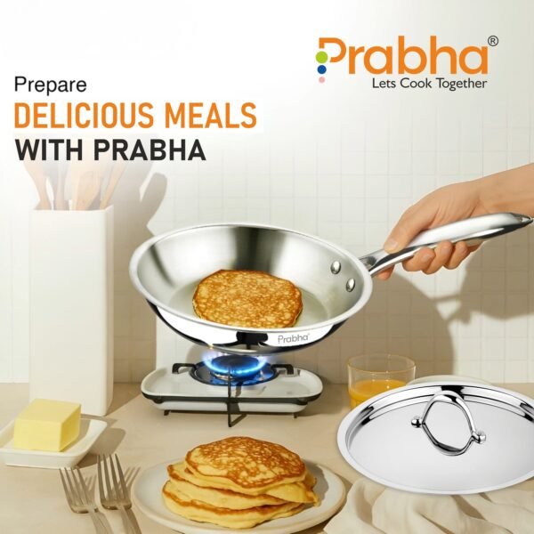 Prabha Triply Frypan With Lid