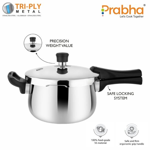 Prabha Triply Kalash Cooker