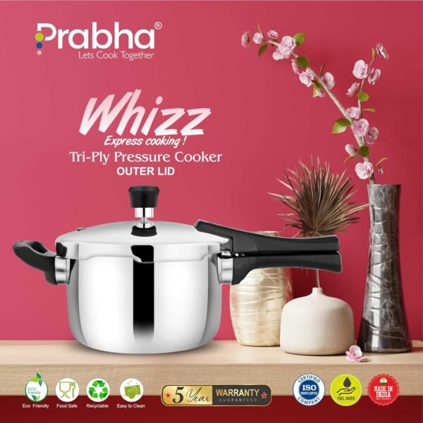 Prabha Whizz Triply Pressure Cooker